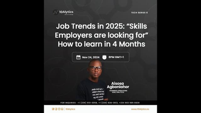 Job Trends in 2025: "Skills Employers Are Looking For" How to Learn in 6 Months