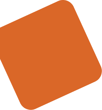 Orange decorative shape